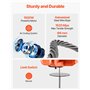 VEVOR Palan Électrique 3 en 1, 500 kg, Treuil Électrique Portable de Levage 1500 W Hauteur de Levage 9,1 m Vitesse 4,88 m/min Té