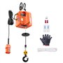 VEVOR Palan Électrique 3 en 1, 500 kg, Treuil Électrique Portable de Levage 1500 W Hauteur de Levage 9,1 m Vitesse 4,88 m/min Té