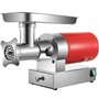 VEVOR Hachoir à Viande Électrique Capacité 300 kg/h, Hachoir Électrique 1100 W 1,5 HP, Poussoir à Saucisses en Inox, avec Plaque