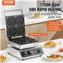 Appareil à Gaufres Rondes Capacité 4PCs