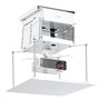 VEVOR Auvent de terrasse rétractable, 250 x 120 cm, store banne manuel avec manivelle, hauteur réglable 218-310 cm, abri pare-so