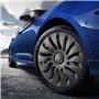 VEVOR Enjoliveurs de Jante de Roue Compatible avec Modèle Y 2021-2023, Couvre-Jante Entièrement Ajusté avec Bouton-Pression, Rub