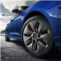 VEVOR Enjoliveurs de Jante de Roue 48,3 cm, Compatible avec Modèle Y 2020-2023, Couvre-jante Entièrement Ajusté avec Bouton-Pres