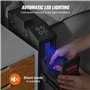 VEVOR Coffre-Fort de Pistolet en Acier Coffre-Fort Biométrique pour 1 Pistolet 3 Moyens de Déverrouillage par Empreintes Digital