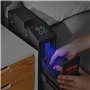 VEVOR Coffre-Fort de Pistolet en Acier Coffre-Fort Biométrique pour 1 Pistolet 3 Moyens de Déverrouillage par Empreintes Digital