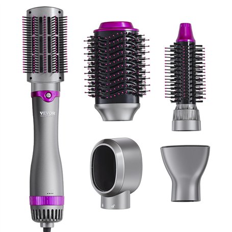 VEVOR Brosse Sèche-cheveux 5 en 1 Styler Multifonction Professionnel Ionique 1200 W