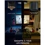 Support de projecteur Universel - Support de Plafond ou Mural réglable pour Mini-projecteurs de Bureau et domestiques - Mouvemen
