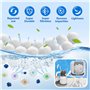 800g Balles Filtrantes Remplacer 29kg Sable pour Filtre Piscine