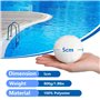 AQhui Balle Filtrante Piscine, 800g Balles Filtrantes Remplacer 29kg Sable pour Filtre Piscine, Réutilisable Boule Filtrante S'a