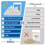 AQhui Balle Filtrante Piscine, 800g Balles Filtrantes Remplacer 29kg Sable pour Filtre Piscine, Réutilisable Boule Filtrante S'a