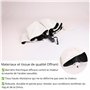Parapluie hajj anti uv blanc Double Couche Thermo-Protectrice Extérieur Blanc Réfléchissant, Intérieur Noir Anti-Chaleur Compact