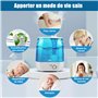 Bear 6L Top Remplissage À Double Buse Humidificateur, Poignée De Transport Ergonomique Avec Disque D'Aromathérapie, Buse De Vape