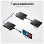 AV Access Extendeur HDMI Professionnel UHD 4K60Hz (UPT) jusqu'à 164ft/50M, 4K@60/30Hz 1080P@60Hz HDR10 et 3D sur Cat6/6a/7, Gest