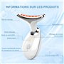 ChapStick Appareil Anti Rides Visage, 3 Modes Massage Visage, 7 Colors Appareils de Tonification pour le Visage, 45°C Gua Sha Él