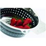 RÖSLE Passoire de Cuisine Rétractable - Tamis de Haute Qualité pour Légumes, Salade ou Pâtes - Acier inoxydable 18/10 - Silicone