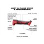 Milwaukee 2626-20 M18 Outil multifonction en orbite sans fil 18 000 OPM 18 V lithium-ion avec lames de coupe du bois et tampon d