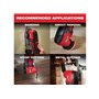 Milwaukee 2626-20 M18 Outil multifonction en orbite sans fil 18 000 OPM 18 V lithium-ion avec lames de coupe du bois et tampon d
