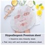 MEAROSA Masque facial en feuille Korean SkinCare de qualité supérieure Vitamine C Collagène Essence peau sensible (paquet de 8 f