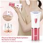 rasoir electrique femme sans fil à 2 vitesses avec lumière LED