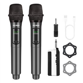 Talomen Microphone sans fil professionnel