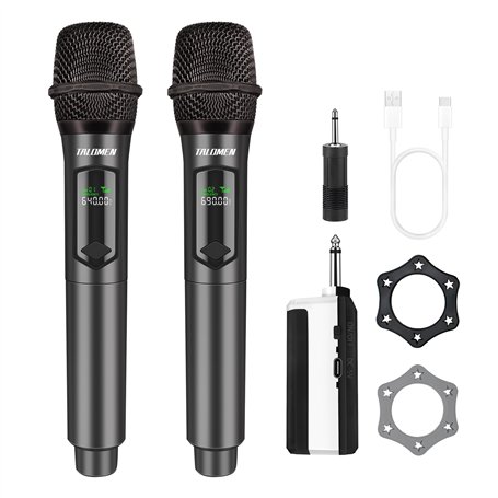 Talomen Microphone sans fil professionnel