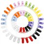 LIHAO Pince à Sucette Bretelle Attache Clip en Plastique - Lot de 50 pièces