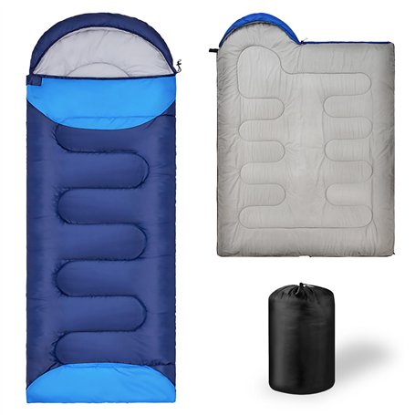 TWZ Sac de Couchage 3-4 Saisons pour Adultes et Enfants