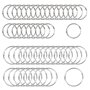 MEIYIDAY 100 Anneaux de Reliure de Livre 2 Tailles 20mm 30mm Anneaux pour Connexion de Feuilles Mobiles Porte-clés Carte Album P