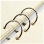 MEIYIDAY 100 Anneaux de Reliure de Livre 2 Tailles 20mm 30mm Anneaux pour Connexion de Feuilles Mobiles Porte-clés Carte Album P