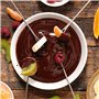 UptVin Fourchettes à Fondue 24 Pcs, Fourchette à Fondue en Acier Inoxydable 24 cm Bâtonnets à Fondue avec Poignée Résistante à l