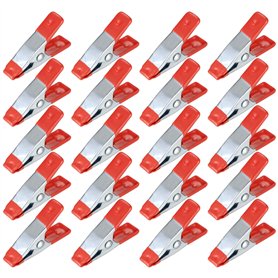 20 Pièces Pinces à Ressort Métal