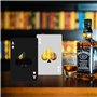 10 Pièces Ouvre-bouteilles de Poker, Décapsuleurs Plats en Acier Inoxydable, Ouvre-bouteilles Portefeuille - Argent et Noir