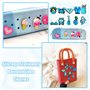 MKKZLPN Silicon Pen Sac Trousse à stylos en Silicone étanche pour étui de Grande capacité Sac à Crayons École avec Charmes de Ch