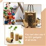 LPAMABA 100 PCS Bouchon de Vin Liege Bouchon de Vin Réutilisable Bouchon de Bouteille de Vin en Bois Bouchons en Liège pour Bout