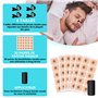 60 Bande Nasale Magnétique Anti Ronflement Efficace Puissant Aimant Nasal Strips, Magnetic Intake Breathing Nose Strip Résistant