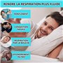60 Bande Nasale Magnétique Anti Ronflement Efficace Puissant Aimant Nasal Strips, Magnetic Intake Breathing Nose Strip Résistant