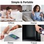 Chargeur Sans Fil Magnétique pour iPhone, Chargeur Rapide MagSafe USB C 15W, Station de Charge Inductive Sans Fil Qi type C Comp