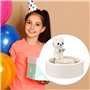NKVCMBA Bougeoir pour Chat, Bougeoir pour Chat, Bougeoir pour Chat en Plâtre, Bougeoir pour Arôme, Bougeoir pour Chat, Décoratio