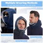 DTYGUIXE Balaclava Chapeau Cagoule Capuche Balaclava Cagoules Polaire Homme Balaclava Polaire Hiver Respirant Cagoule Chapeau Ca