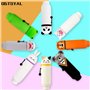 QRKPVHD Trousse 2 en 1 en Couleur Animaux Silicone Souple Cartoon Trousse Porte-Stylo de Table Thème Trousse, Sac de Papeterie d