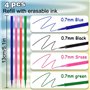 YNOUYRS Trousse Ecole 2 en1 en Silicone Souple-Set thème animalier stylos à encre gel effaçables,Kawaii Porte-Plume,stylo gel No