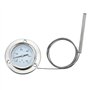 DRELD Thermomètre de four avec sondes en acier inoxydable de 150 cm pour four