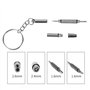 Gasea 1000pcs Mirco Kit Vis de Réparation de Lunettes Lunettes de Soleil Montres Écrou Assortiment Remplacement Vis de Lunettes 