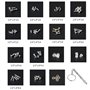 Gasea 1000pcs Mirco Kit Vis de Réparation de Lunettes Lunettes de Soleil Montres Écrou Assortiment Remplacement Vis de Lunettes 