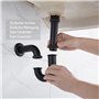 Keymark Siphon en laiton pour lavabo et lavabo universel 1 1/4 x 32 mm