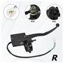 Wai Danie 22MM 7/8'' Maître Cylindre de frein avant Compatible avec Yamaha XT600 XT550 XT350 TT250 XT225 YFM350 YFM250 GY6 49cc-