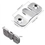 KINDPMA 10 Paires [20 pack] Support de Montage Dissimulé Encastré Connecteur de Meubles Boucle Quincaillerie Murale en Acier Ino