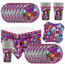 61PCS Monster Thème Couverts De Fête