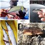 GZGXKJ 5 Pièces Leurre de Peche Black Bass Kit de Peche a la Truite Materiel de Peche au Brochet Ensemble de Leurres de Pêche, A
