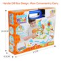 LEADSTAR Jeu Mosaique Enfant, (237 Pcs) 3D Jeu de Construction, Perceuse Electrique Magique, Educatif Cadeau Montessori 3 Ans po